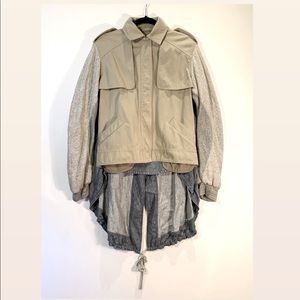 Alexander Wang Canvas Denim Hybrid Coat